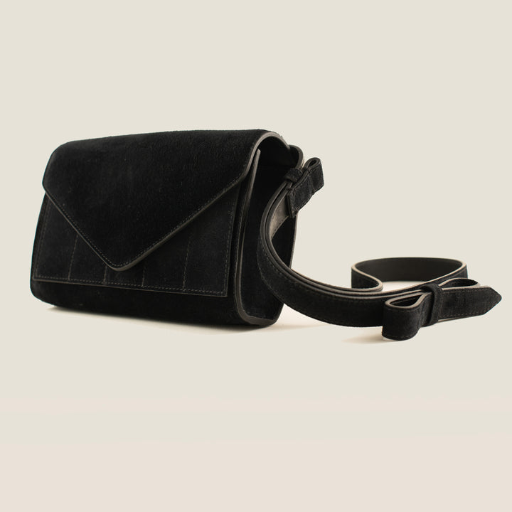 INTASCA Bag || Black Suede