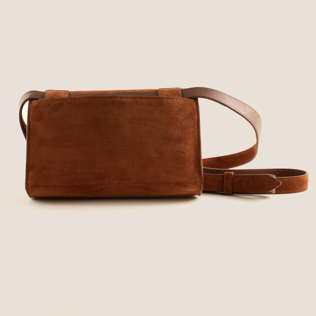 INTASCA Bag || Cognac Suede