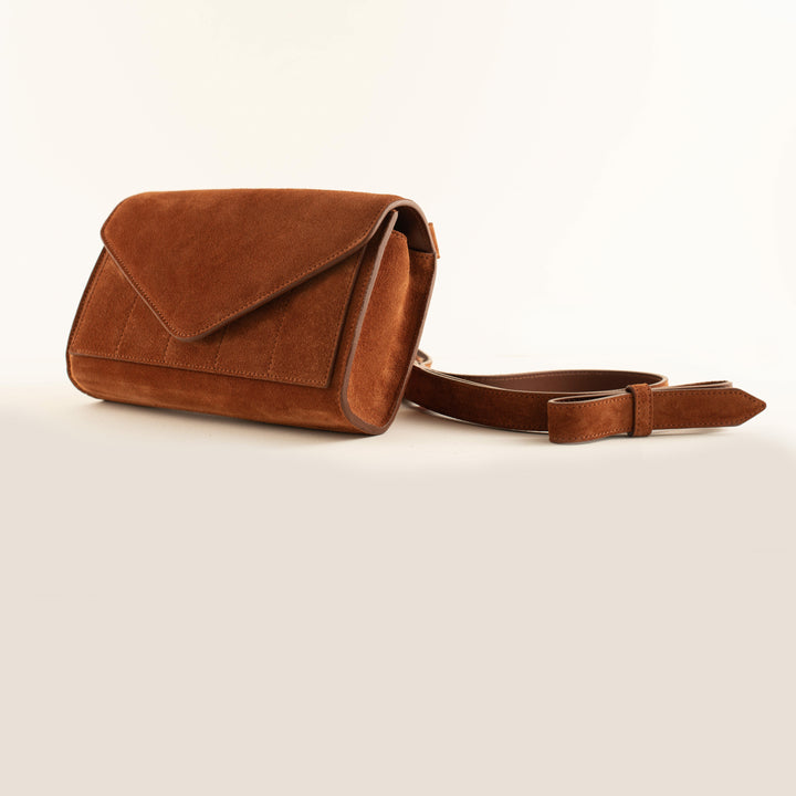 INTASCA Bag || Cognac Suede