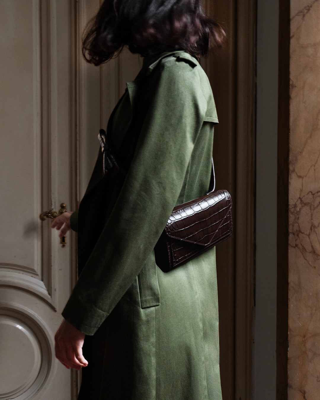 INTASCA || Marrouge Embossed Crocodile