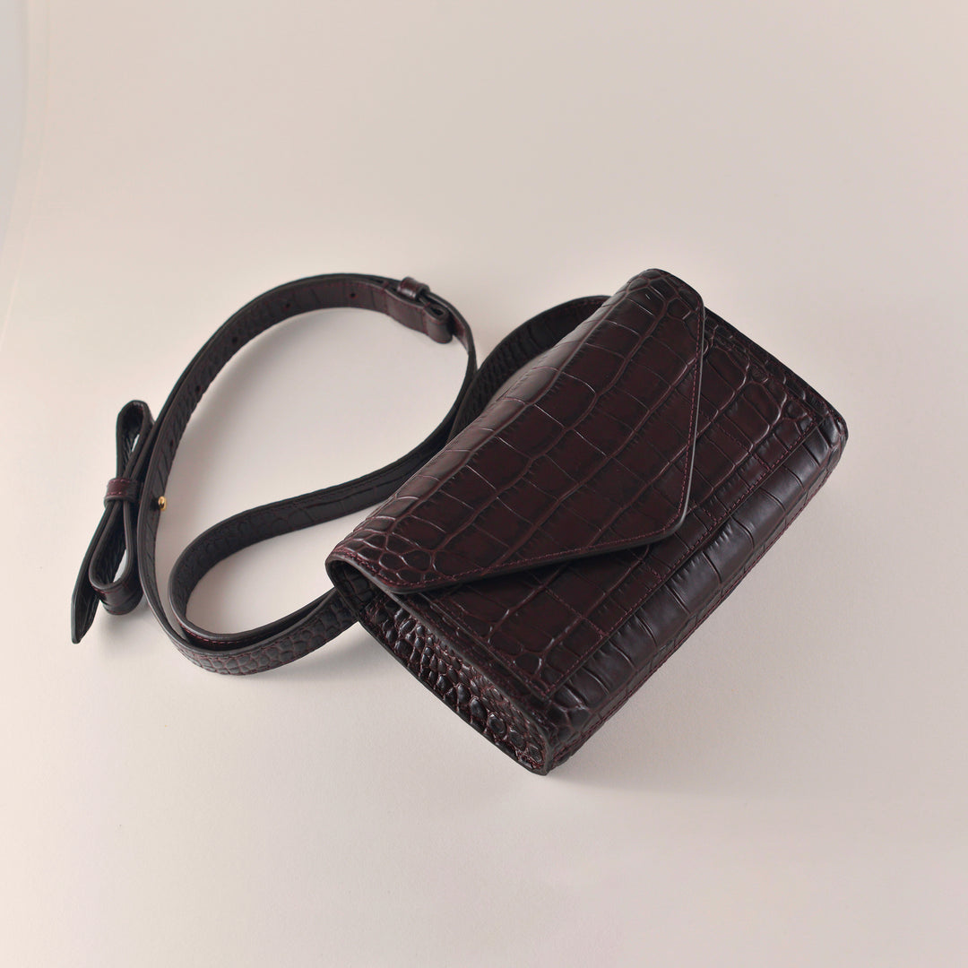 INTASCA || Marrouge Embossed Crocodile – MICOLI - Main Image