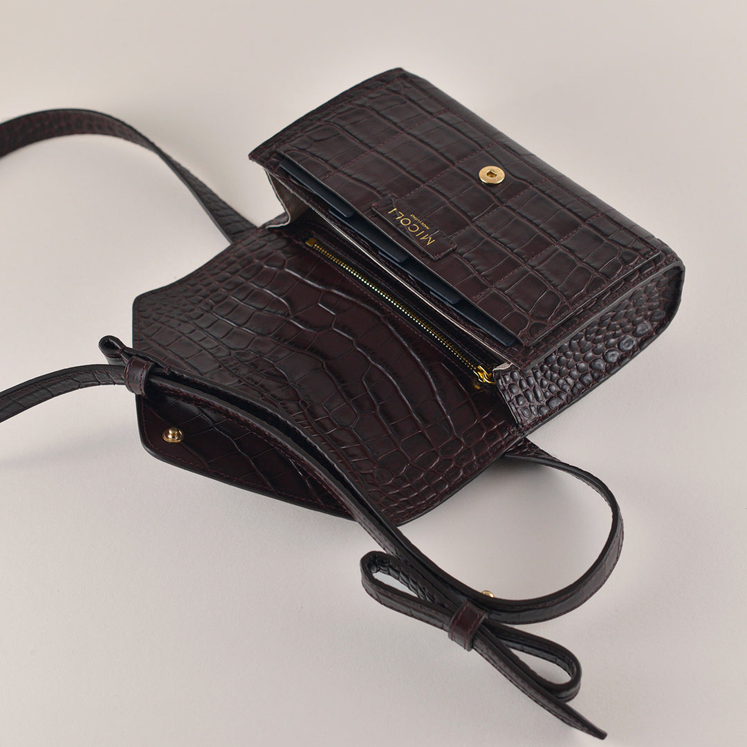 INTASCA || Marrouge Embossed Crocodile