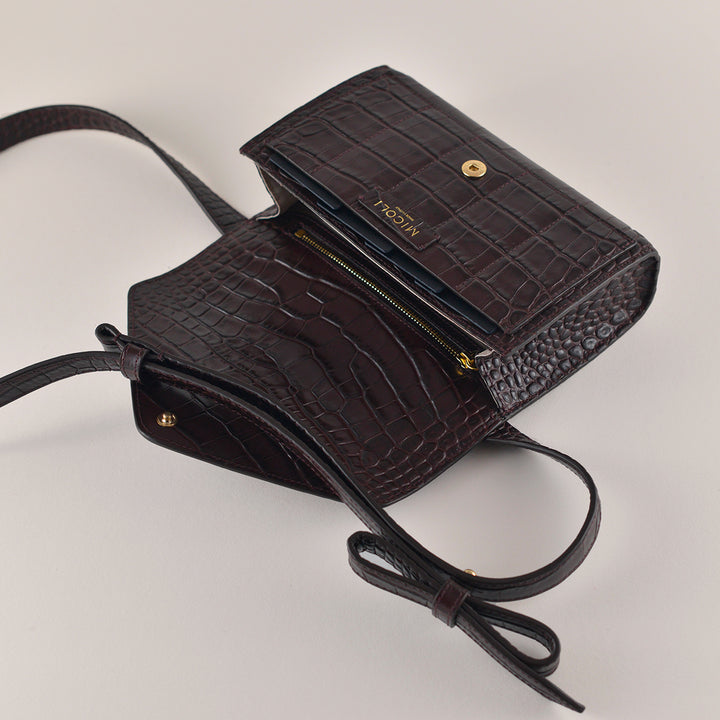 INTASCA || Marrouge Embossed Crocodile
